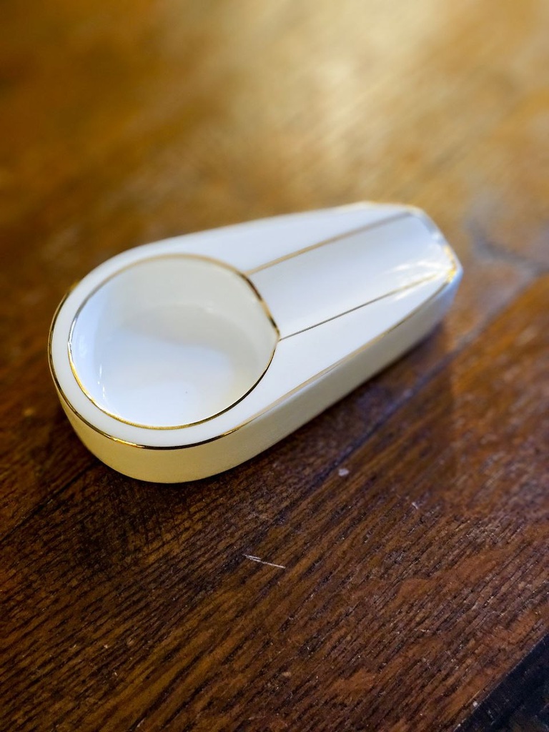 Cenicero Blanco Ceramica