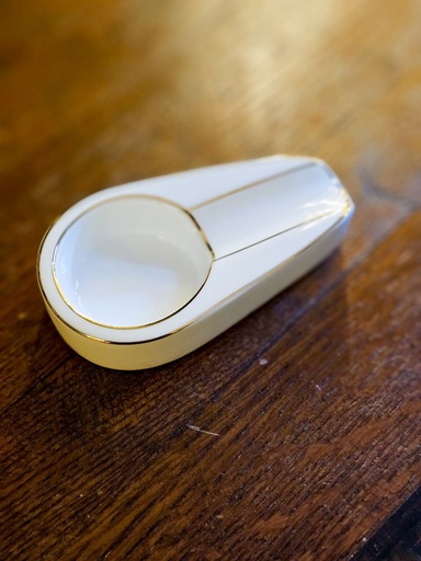 [ACC028] Cenicero Blanco Ceramica